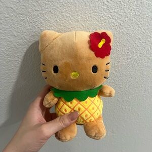 Hello Kitty Plush Toy with Yellow Pineapple Outfit